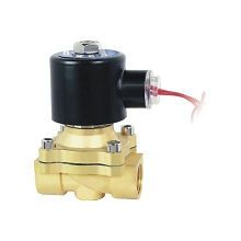2way2position AC220V 1/2 Electric Solenoid Valve Water Air N/C Gas 