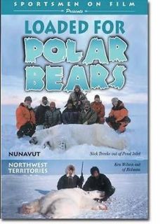 loaded for polar bear dvd new hunting arctic canada  16 88 