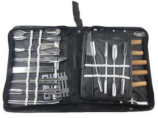 Portable 46 In 1 Set Pcs Vegetable Fruit Carving Chisel Tool Chef Kit