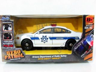 Jada 2010 CHEVY IMPALA ARIZONA DEPARTMENT POLICE PATROL CAR 1/32 