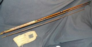 ANTIQUE HARDY 11FT FLY ROD 1897 GREAT CONDITION. WITH BAG. STEEL 