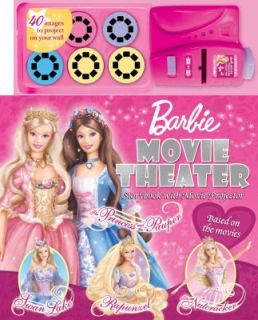 Barbie Movie Theater Storybook and Movie Projector by Jane Gerver 2010 