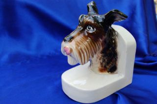 Vintage Schnauzer Scottish Terrier NOrwich whimsical character dog 