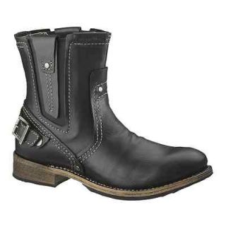 CAT Footwear Caterpillar Mens VINSON Black Leather Work Boots P710477