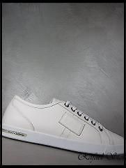   & GABBANA Men Shoes Sneakers Vitello Nappato White New Collection