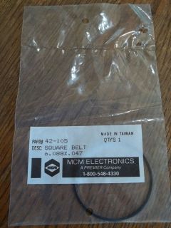 mcm electronics square belt 42 105 new