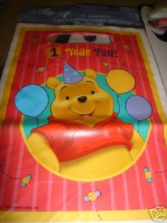 WINNIE THE POOH LOOT BAGS BIRTHDAY PARTY SUPPLIES
