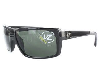 new von zipper snark bkg gloss black grey sunglasses