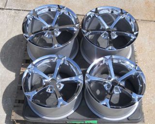 New set of (2)18x9.5 & (2)19x12 staggered factory 10 12 chevy corvette 