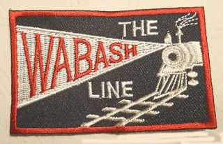 Wabash Railroad Embroidered Patch RR Train Railway 3 inch Steam