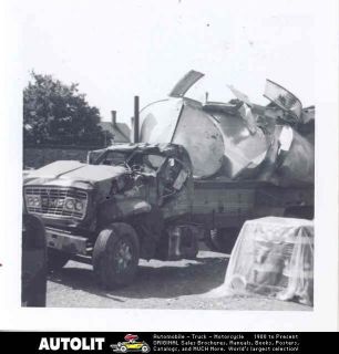 1969 gmc tractor trailer truck crash photo 
