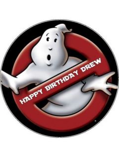 personalised ghostbusters icing cake top topper more options