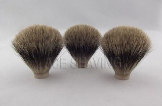 Pieces Of Pure Badger Hair Shaving Brush Head Knot Size 20mm