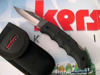 Kershaw Black Colt II 1045A Lock Back Folder Knife W/Sheath Made In 