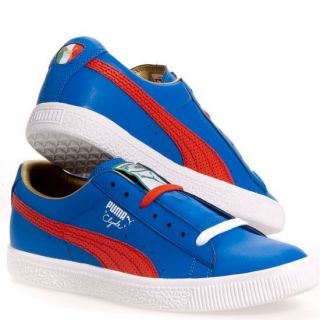 Puma Mens Clyde Games Leather Casual Casual Shoes