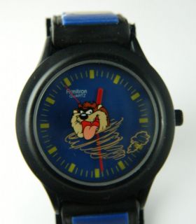   DEVIL BLUE FACE WATCH/UNISEX /RUBBER BAND/WARNER BROTHERS/ARMITRON