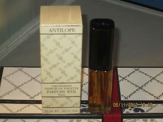 WEIL DE WEIL** VINTAGE *ANTILOPE * PARFUM NATURAL SPRAY 1OZ. *PLEASE 