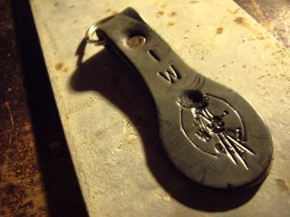 iron worker ironworker tools of the trade key chain fob
