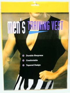 xl men s neoprene body building workout training vest time