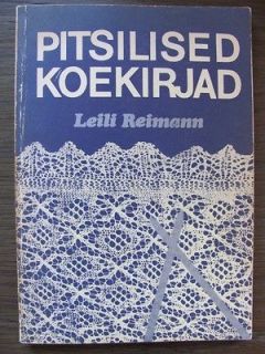 estonian knitting lacemaking book pitsilised koekirjad free yarn for 1