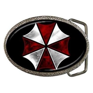 NEW Design Umbrella Corporation Resident Evil Logo Belt Buckle Match 