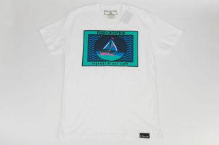 pink dolphin sailboat in white nwt sz s xl msrp