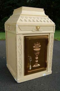 nice older tabernacle 26 1 2 tall chalice time left