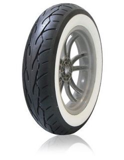   VRM 302 Twin WHITE WALL Touring Motorcycle Tire 130/50 B23 TL Front
