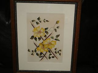 WILLIAM PASKELL listed WATERCOLOR FLORAL WITH EXCELLENT PROVENANCE