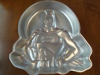 Vintage Wilton BATMAN Cake Pan Mold 2105 6501 DC Comics HERO BAT MAN 