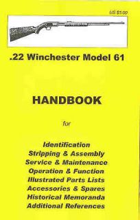 winchester model 61 assembly disassembly manual  7 00 buy 