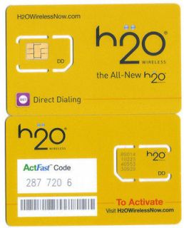 newly listed h2o lots of 100 sim cards 25 pamphlets