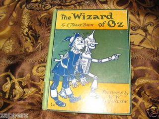 1915~THE WIZARD OF OZ~W W DENSLOW ILLUSTRATIONS~​HARDBACK BOOK~