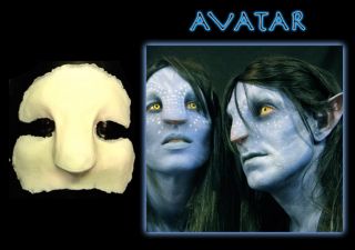 halloween foam latex avatar face brows mask lot time left