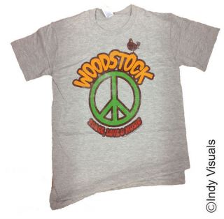 woodstock 69 peace love music retro poster style t shirt