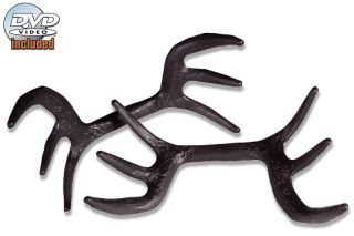 BLACK RACK Rattling Antlers. Deer Call Illusion Systems. NEW Rattle 