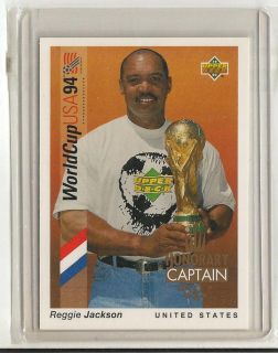 1994 ud world cup honorary captain reggie jackson time left