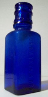 john wyeth bro dosage medical bottle cobalt blue time left