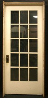 Newly listed Pre Hung 38x84 Antique Exterior Frame French Door Wavy 