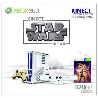xbox 360 limited edition kinect star wars value bundle console
