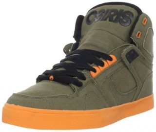 osiris nyc 83 vulc brown black orange skate board shoes
