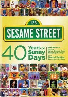 Sesame Street 40 Years of Sunny Days (DVD, 2009, 2 Disc Set) With 