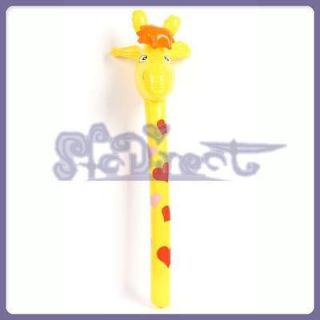 140cm Giraffe Stick Inflatable Toy Photo Prop Cowboy girl Birthday 