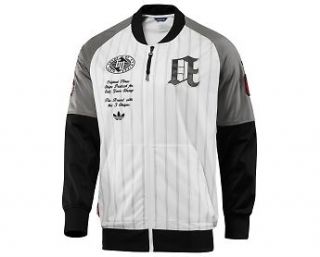   ED~Adidas BASEBALL Track sweat shirt Jacket Top firebird~Mens XL