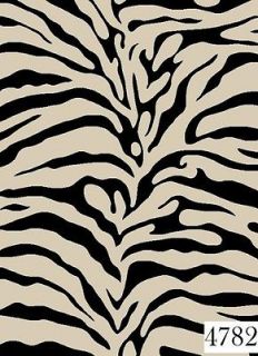 black beiges animal print zebra design 5 x 8 area