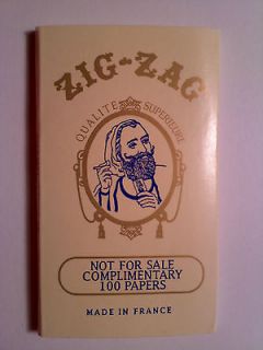 pack zig zag 100 s cigarette rolling papers time
