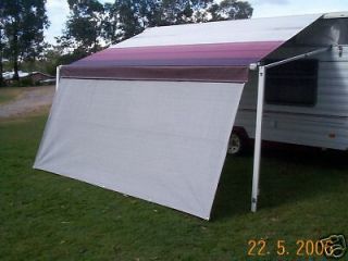 Shade Curtain/Privacy screen 1.8 x 4.0m (6x 13.1ft) for caravan Roll 