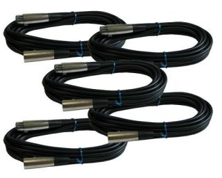   3Pin XLR male to female Microphone Mic Extension Cable 15 ft foot cord