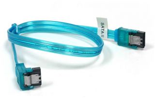 UV Blue 18 SATA II III Data Cable 6GB s Right Angle