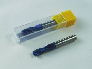 Solid Carbide 1 4 250 Drill Blue Nano Coated High Tech Coating